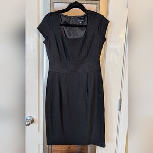 Banana Republic Elegant Black Midi Dress